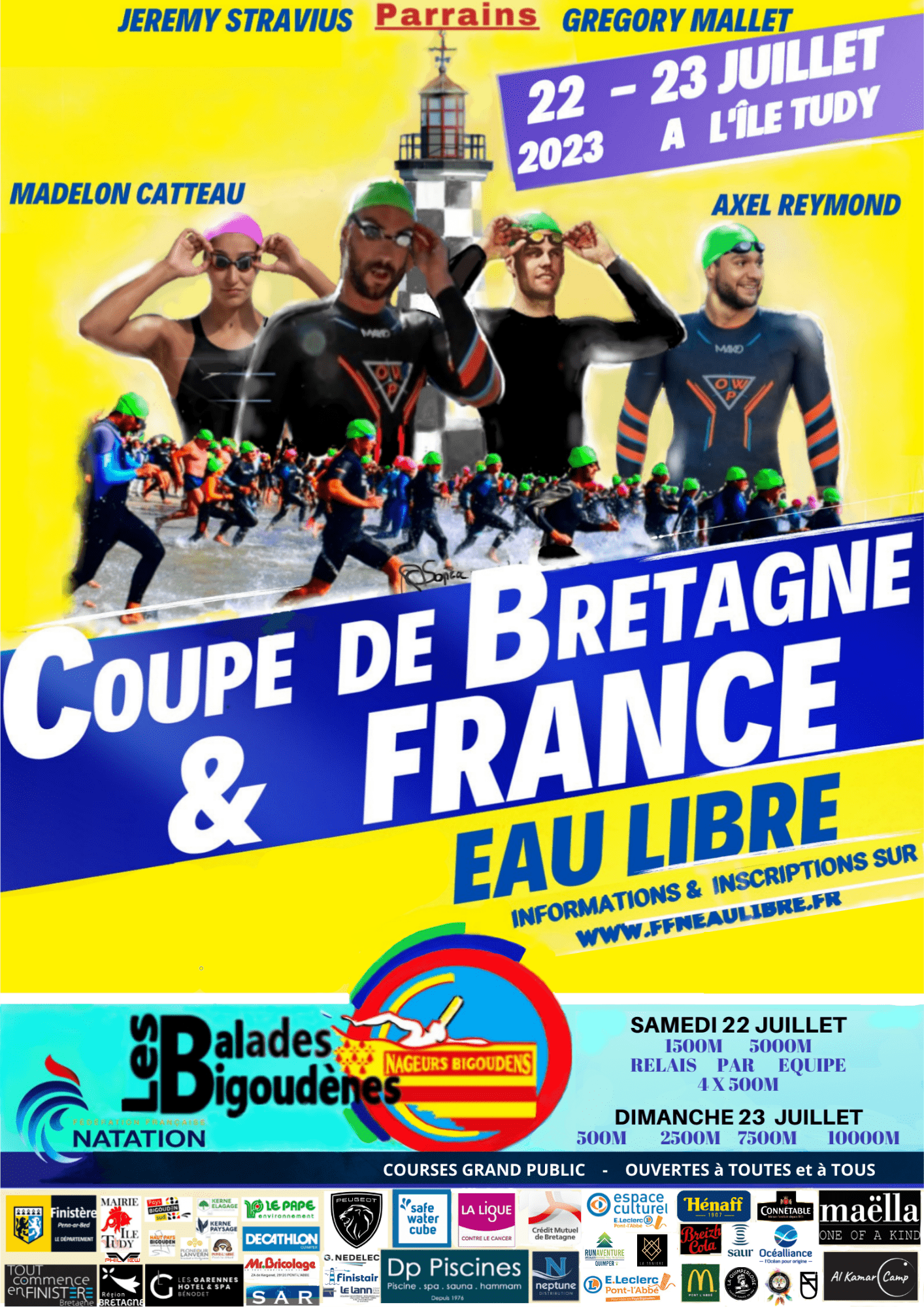 2023 les balades bigoudènes cpe france bretagne eau libre